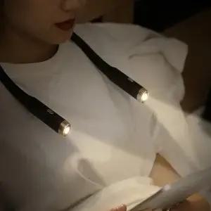 목 독서등 책 오래 지속되는 충전식 램프 침대에서 뜨개질 캠핑에 적합한 완벽한