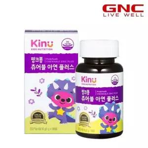 [GNC] 키누 핑크퐁 츄어블 아연 플러스 (90정) 90일분
