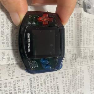 호환 미니 GBA 휴대용 게임 콘솔 포터블 IPS 스크린 투명 게이머 배터리 플립 머신 맞춤형 선물