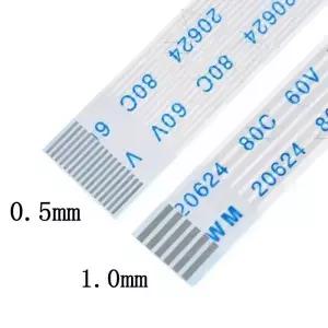 FPC/FFC 리본 플렉시블 플랫 케이블 0.5mm 피치 4 5 6 8 10 12 14 16 18 20 22 24 26 30 32 34 36 38 40 45