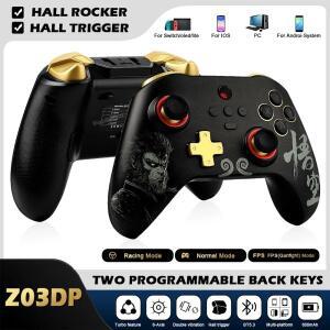 호환 Z03DP Black Myth Wukong 게임 패드 800Hz 무선 이중 진동 컨트롤러 스위치/IOS/Android/PC 홀 조이스