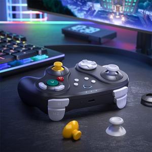 호환 NYXI 워리어 블랙 무선 블루투스 게임 컨트롤러 Wii 스위치2 OLED 라이트 PC용