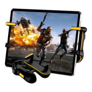 호환 아이패드 태블릿 커패시턴스 L1R1용 PUBG 트리거 컨트롤러 게임 패드 휴대 전화 FPS 액세서리 조준 버