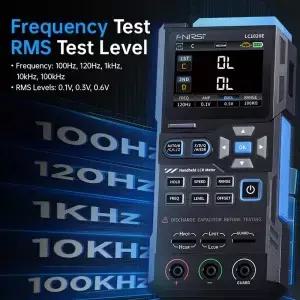 FNIRSI LC1020E 정밀 스마트 분석기 도구 전자 부품 자동 측정 및 분류 지원