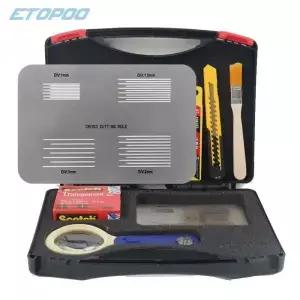 ETOPOO SISI SET 크로스 커터 접착 테스터 컷 키트 1mm/2mm 블레이드 포함