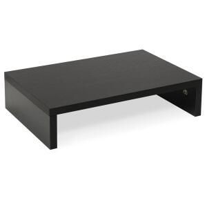 TEAMIX 14.2인치 모니터 스탠드 라이저 책상용 소형 TV / 화면 PC 노트북 라이저 컴퓨터 데스크톱 선반 (블랙-14.2인치)