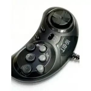범용 핸들 게임 컨트롤러 SEGA 콘솔 PC MAC 메가 드라이브 액세서리 원격 제어용 클래식 유선 6 버튼