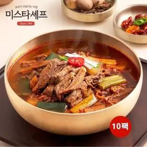 [미스타셰프] 육개장 600g 10팩