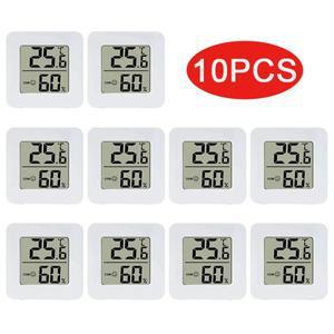 6-10pcs 디지털 온도계 습도계 실내 미니 LCD 전자 모니터 야외 룸