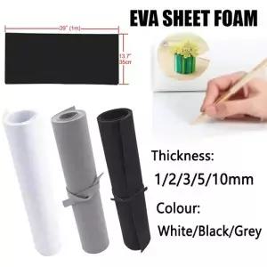 1pcs Eva 폼 시트 두께 1/2/3/5/10mm 흡음 소음 Spone 공예 수제 모델 만들기 재료