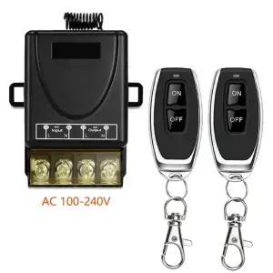 무선 원격 스위치 DIY 장치 RF433 제어 고전력 30A 넓은 전압 AC 100-240V