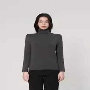 [유닛]앙고라 혼방 터틀넥 티셔츠 풀오버 (UFJDTN346N-CHARCOAL)