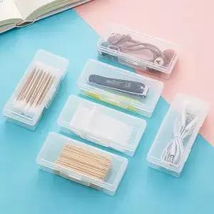 휴대용 여행 약 상자 면봉 홀더 케이스 Detal Floss 보석