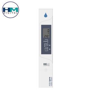 HM 디지털 아쿠아프로 수질 검사기, EC 및 온도 AP-2, 자동 보정 데이터 홀드 40 해제, 2 in 1
