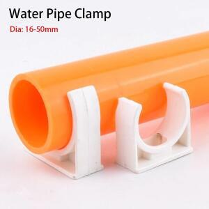 10Pcs 16/20/25/32/40/50mm PVC 파이프 클램프 커넥터 정원 관개 수족관 물고기 탱크 급수 어댑터 고정 피