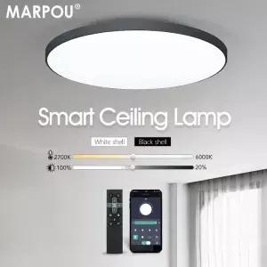 MARPOU 스마트 천장 조명 led 램프 침실 원격 제어 디 밍이 가능한 룸 거실