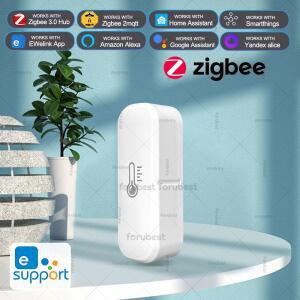 스마트 Zigbee 온도 및 습도 센서 지능형 홈 Alexa Google ce 용 EWelink App 모니터