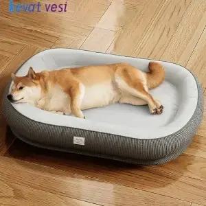 개 침대 작은 대형 애완 동물 고양이 강아지 액세서리 품종 담요 바구니 큰 쿠션 제품 매트