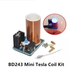미니 테슬라 코일 키트 매직 소품 DIY 부품 빈 조명 기술 전자 제품 BD243C