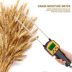디지털 LCD 곡물 습도 계량기, 스마트 센서 AR991, 수분 밀 옥수수 쌀 땅콩 콩