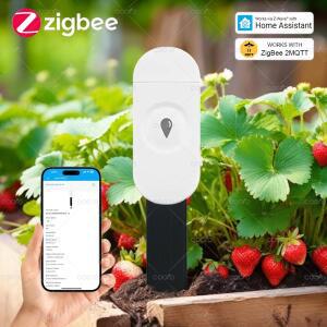 ZigBee 토양 수분 센서 습도 온도 테스터 정원 자동화 관개 감지기 지원 홈 어시스턴트 Zigbee2MQTT