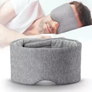 면 수면 안대 100 빛 차단 마스크 옆으로 자는 사람들을 위한 부드러운 무압력 냉각 차광