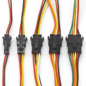 5pair-100pairs 3pin JST LED 커넥터  3528 5050 RGB 스트립 조명용 암수