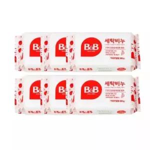 비앤비 세탁비누 카모마일 200g 6개