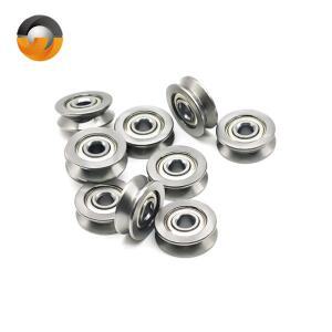 5개/몫 V623ZZ V-홈 베어링 3x12x4mm 고경도 스틸 가이드 롤러 선형 트랙용 깊은 홈 볼