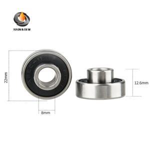 8피스 608 RS 베어링 8x22x7mm ABEC-11 통합 스페이서 스케이트보드 롱보드 댄스보드