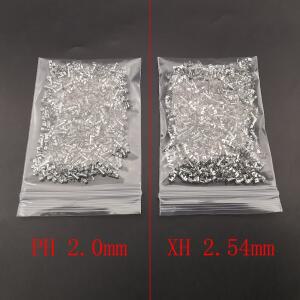 500개/묶음 금속 크림핑 핀 JST PH2.0 / XH2.54 접촉 PH 2.0mm XH 피치 암 소켓 하우징 커넥터용)