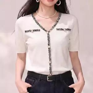 [패션시그널]와이엣지포인트 니트티셔츠 BC21E0