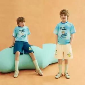 [갤러리아] 베네통키즈  26S/S  타이다잉퍼피티셔츠청바지세트 QATS36631/DP08631