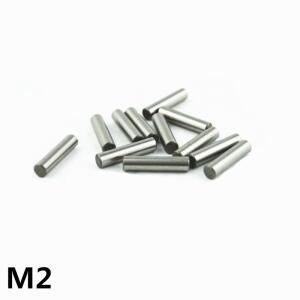 100pcs 2mm 베어링 강철 원통형 핀 위치 니들 롤러 골무 길이 3-30mm
