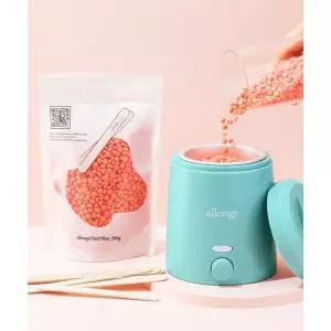 매장정품 ALLONGS 셀프 왁싱 미니 워머기 키트 (미니 워머기+베리베리 왁스 200g+스파츌라 20개입)