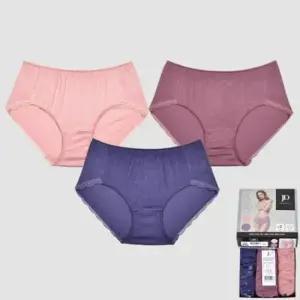여성팬티 기분좋은촉감 제임스딘 맥시3매입팬티0057za