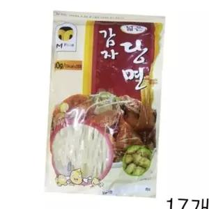 엠푸드 넓은 감자당면 400g X 17개 굵은당면 감자납작당면 찰당면 중국당면 찜닭당면