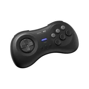 스위치 및 안드로이드용 M30 블루투스 컨트롤러 SEGA 클래식 게임용 6버튼 아웃(블랙)