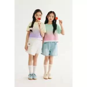 [갤러리아] 베네통키즈 26S/S 그라데이션 밴딩 티셔츠(2컬러) QATS44631