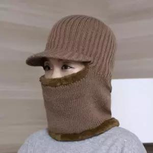 따뜻한모자 남녀용 남자털모자 털모자 브라운