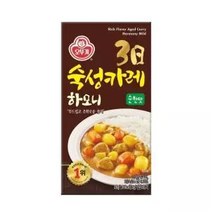 [오뚜기]오뚜기 3일 숙성카레 하모니 고형 순한맛 200g (50998677)