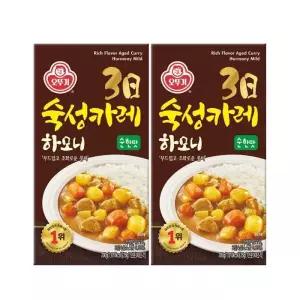 [오뚜기]오뚜기 3일 숙성카레 하모니 고형 순한맛 200g X 2개 (50990925)