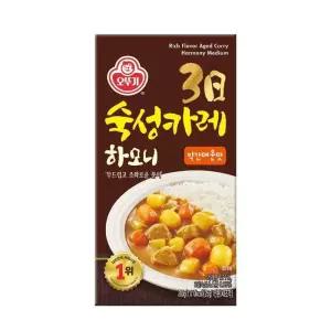[오뚜기]오뚜기 3일 숙성카레 하모니 고형 약간매운맛 200g (50998706)