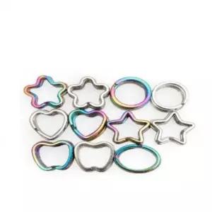 [아우트_66]키링 하트 스타 인형고리 열쇠고리 DIY 10pcs