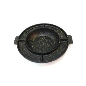 업소용 가정용 캠핑용 계란찜 고기불판 UFO 4칸 전골냄비 320mm