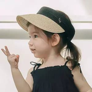 [보리보리/해피프린스](SIZE~6Y) 토트 아기 밀짚 썬캡