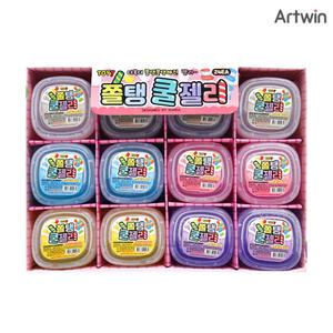 500 쫄탱 쿨 젤리 BOX(24개입) 슬라임 액괴 액체괴물 토핑 파츠 말랑이 피젯 핸드토이 집콕 힐링템 유튜브