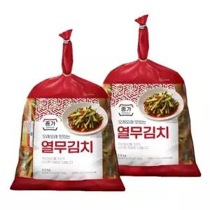 [종가](강남점)집 종가 열무김치 2.5kg x 2개 [5kg]