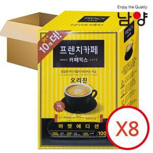 [기타][남양] 프렌치카페 오리진 카페믹스 90T+10T X8개(800T) /커피믹스/대용량/한박스