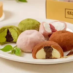 [쿠캣] 쏙 찹쌀떡 3종 각 1팩씩 (딸기쏙+초코쏙녹차+티라미수쏙)